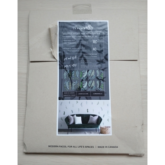 Urban Walls Botanical Foliage Wall Decals - Picture 3 of 3